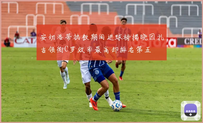 安切洛蒂执教期间进球榜揭晓因扎吉领衔C罗效率最高却排名第五